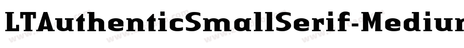 LTAuthenticSmallSerif-Medium字体转换