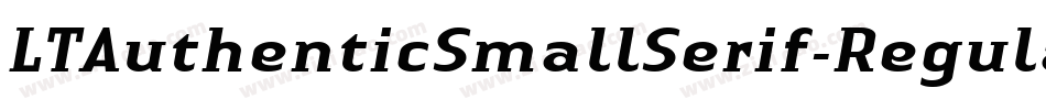 LTAuthenticSmallSerif-Regular字体转换