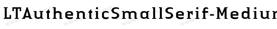 LTAuthenticSmallSerif-MediumIt字体转换