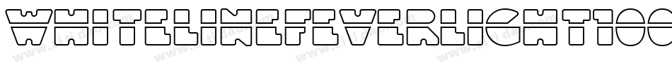 WhiteLineFeverLight100-L8wg字体转换
