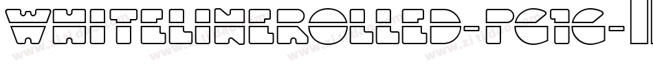 WhiteLineRolled-PG1g字体转换 WhiteLineRolled-PG1g字体转换
