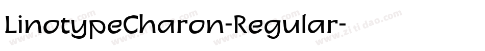 LinotypeCharon-Regular字体转换