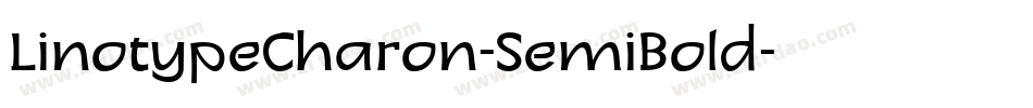 LinotypeCharon-SemiBold字体转换