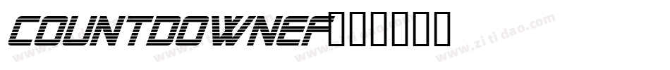 CountdownEF字体转换