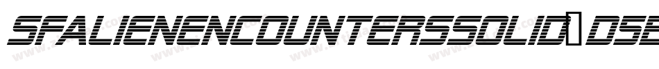 SfAlienEncountersSolid-d5BR字体转换