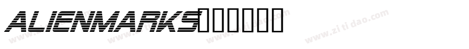 alienmarks字体转换