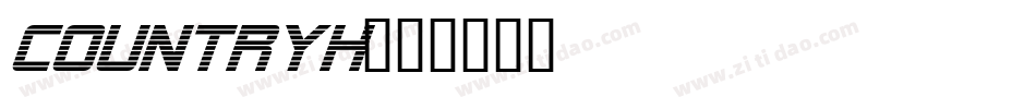 countryh字体转换