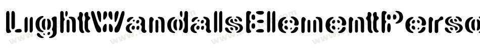 LightWandalsElementPersonal-9JKy字体转换