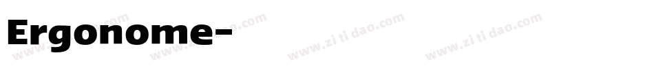 Ergonome字体转换