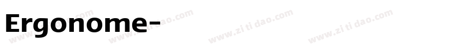 Ergonome字体转换