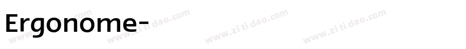Ergonome字体转换