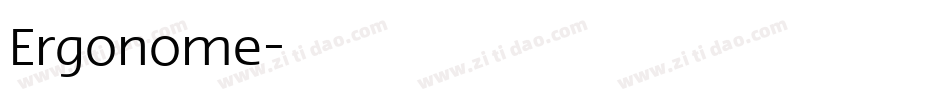 Ergonome字体转换