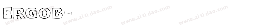 ERGOB字体转换