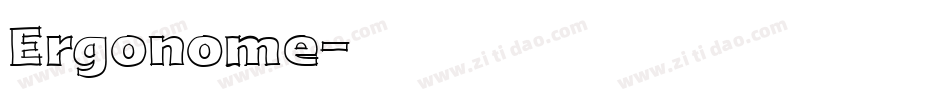 Ergonome字体转换