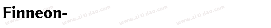 Finneon字体转换