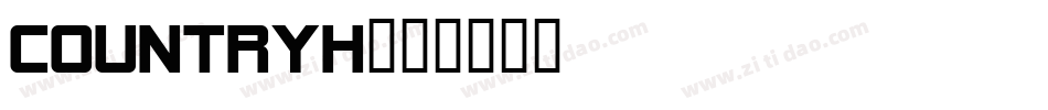 countryh字体转换