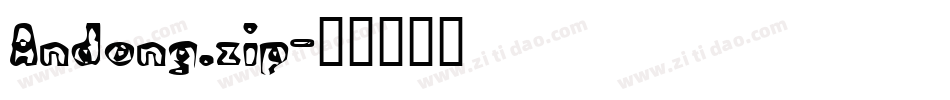 Andong.zip字体转换