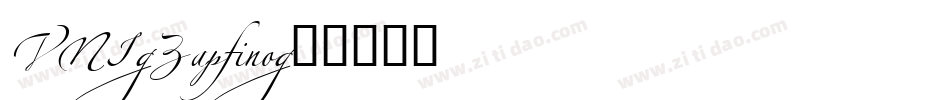 VNI-Zapfino字体转换