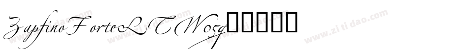 ZapfinoForteLTW05字体转换