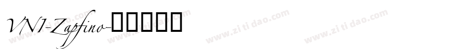 VNI-Zapfino字体转换