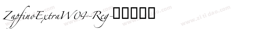 ZapfinoExtraW04-Reg字体转换