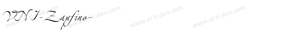 VNI-Zapfino字体转换