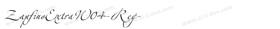 ZapfinoExtraW04-Reg字体转换