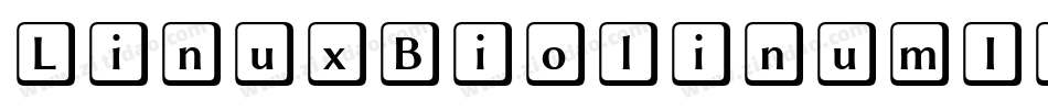 LinuxBiolinumItalic-GX9q字体转换