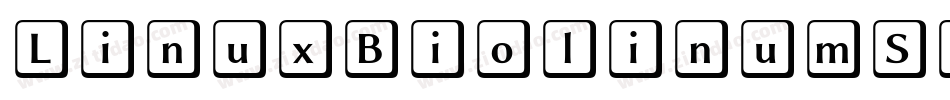 LinuxBiolinumSlantedBold-1Zxe字体转换