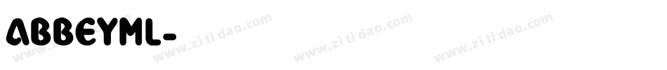 ABBEYML字体转换