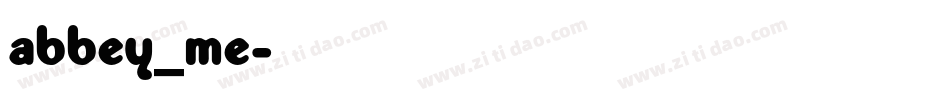 abbey_me字体转换