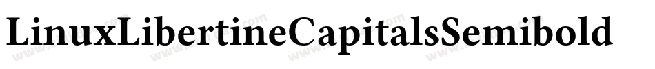 LinuxLibertineCapitalsSemiboldItalic-KELA字体转换