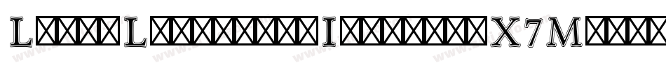LinuxLibertineItalic-nX7M字体转换