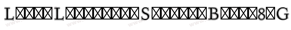 LinuxLibertineSlantedBold-8jGD字体转换