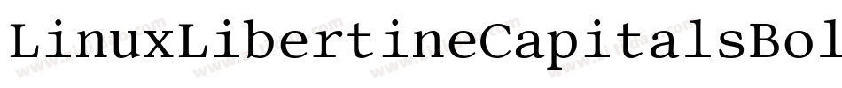 LinuxLibertineCapitalsBold-rdLp字体转换