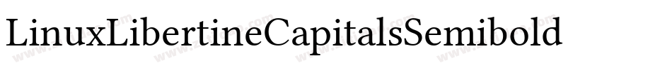 LinuxLibertineCapitalsSemiboldItalic-KELA字体转换