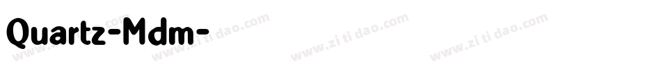Quartz-Mdm字体转换