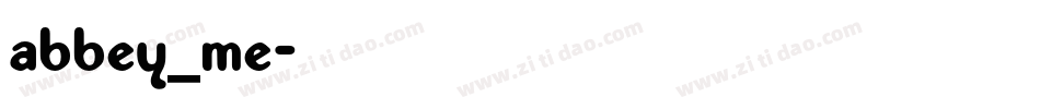 abbey_me字体转换