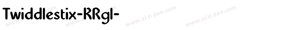 Twiddlestix-KRgl字体转换