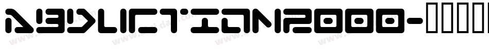 Abduction2000字体转换