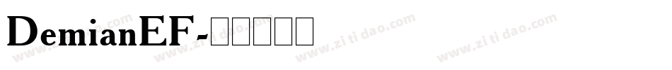 DemianEF字体转换