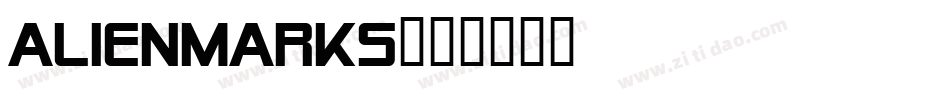 alienmarks字体转换