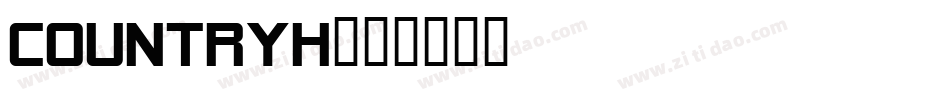 countryh字体转换