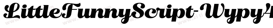 LittleFunnyScript-Wypy4字体转换