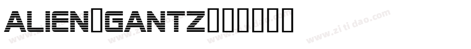 Alien-Gantz字体转换