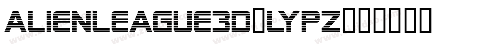 AlienLeague3D-lypZ字体转换