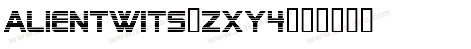 AlienTwits-zXY4字体转换