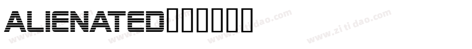 Alienated字体转换