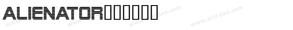 Alienator字体转换