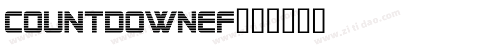CountdownEF字体转换